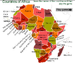 паззл страны Африки